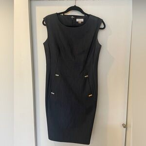 Navy Calvin Klein Work Dress - 6